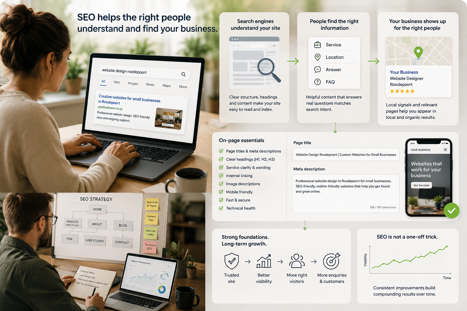 SEO strategy, search intent and website structure planning